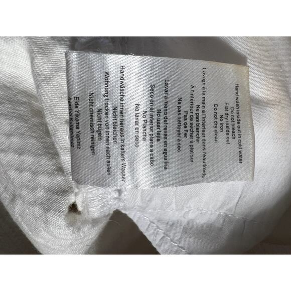 Marchesa Voyage Snakeskin-Textured White Pants - Picture 6 of 9